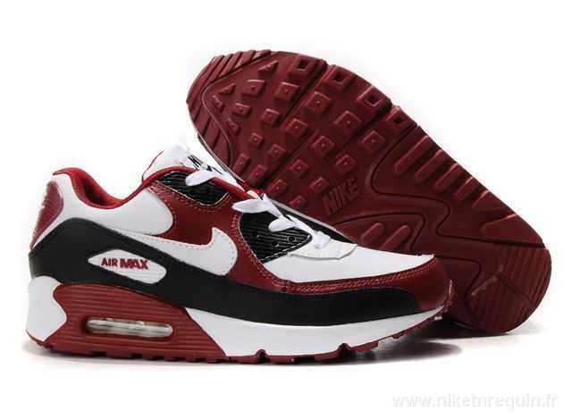 Air Max 90 Current blanc rouge et noir nike sneaker (1)